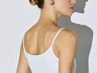 Базовый топ из микрофибры, Белый