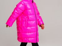 Пальто текстильное с полиуретановым покрытием для девочек