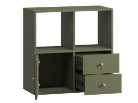 Стеллаж Кейн 6-75x75 Оливковый
