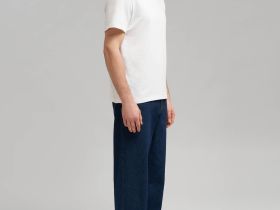 Футболка облегающего кроя из джерси