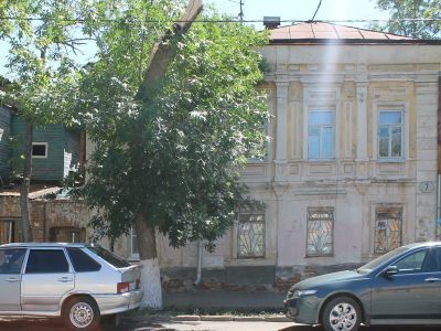 Дом, в котором в 1889 г. жили М.Т. Елизаров и А.И. Елизарова-Ульянова, здесь часто бывал В.И. Ленин