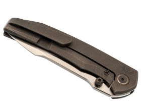 Складной нож WE Knife Ryson, сталь M390, рукоять титан, серый