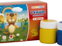 Пальчиковые краски "Цветик" 6 цв