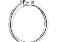 Классическое кольцо из белого золота э0912кц11220018_pink