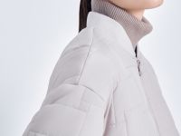 Утепленная куртка свободного силуэта