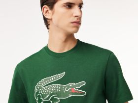 Мужская хлопковая футболка Lacoste