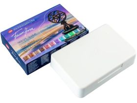 Набор акварели "Белые Ночи" Грануляция и Натуральные земли, 12 шт х2,5 мл, пластик