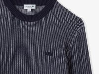 Мужской свитер Lacoste из смеси хлопка и шерсти