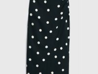 Юбка с запахом, Черный