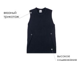 Жилет вязаный для девочки