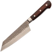 Нож кухонный Шеф-Kengata 190 мм, Sakai Takayuki, сталь VG-10, Damascus 33 слоя, рукоять дерево