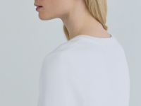 Вязаный кардиган с фигурными пуговицами, Белый