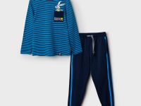 Комплект трикотажный для мальчиков: фуфайка (футболка с длинными рукавами), брюки