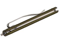 Складной нож Fox Vulpis Grenade Pattern, сталь N690Co, рукоять алюминий, зеленый