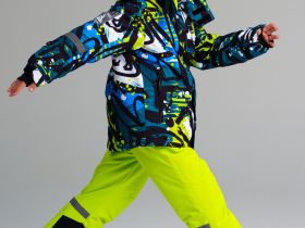 Комплект текстильный с полиуретановым покрытием для мальчиков: куртка, полукомбинезон