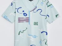 Футболка с абстрактным принтом