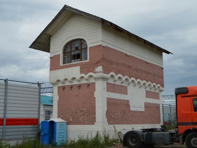 Будка центрального управления стрелками и сигналами