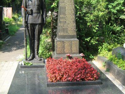 Братская могила воинов Кремлевского гарнизона, погибших на боевом посту при защите Московского Кремля в 1941-1943 гг.