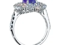 Кольцо из белого золота с и танзанитом э4760кц02260365_white