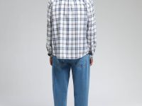 Рубашка из хлопковой фланели в клетку