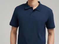 Поло slim fit из хлопкового трикотажа