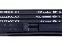 Набор художественный Cretacolor 7 предметов (3 карандаша Nero: сверхмягкий, средний и твердый; 3 бру