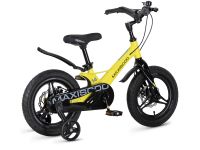 Детский велосипед Maxiscoo Space Deluxe Plus 14, год 2026, цвет Желтый