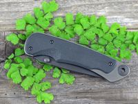 Нож складной Spartan Blades Akribis Meteorite Grey, сталь CPM-S35VN с DLC покрытием, рукоять титан/G-10 Scales