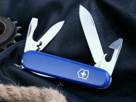 Нож перочинный Victorinox Spartan, сталь X55CrMo14, рукоять Cellidor®, синий, 12 функций, 91мм