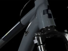 Горный велосипед Cube Aim Pro 27.5, год 2023, цвет Голубой-Черный, ростовка 14