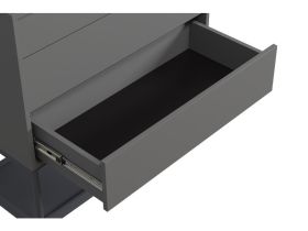 Комод Изи 80x91 Графитовый