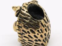 Бусина для темляка Ёжик, бронза