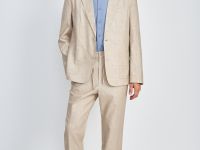 Пиджак однобортный с карманами