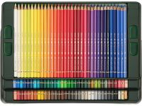 Набор карандашей цветные Faber-Castell "Polychromos" 102 цв., заточен., метал. коробка