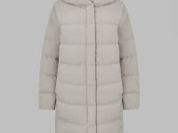 Длинный пуховик с натуральным пухом