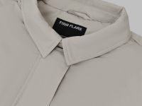 Утепленная куртка с отложным воротником