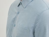 Рубашка из хлопка полуприлегающего силуэта