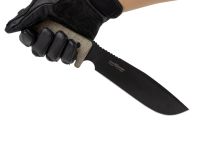 Нож Fox Combat Jungle, сталь N690, рукоять Микарта, серый