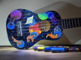 Набор маркеров UNI POSCA PC-3M "Стандартные цвета" 6 шт 0,9-1,3 мм, в пластиковой упаковке