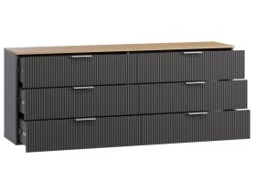 Комод Енссон 182x72 Графитовый