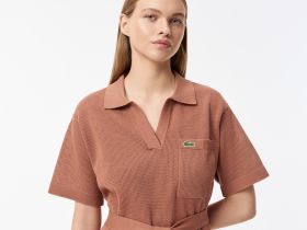 Женское платье Lacoste из хлопка