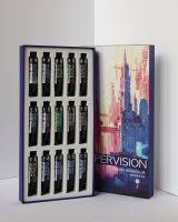 Набор акварели Super Vision с грануляцией "Layered" 15 цв*15 мл туба в картонной коробке