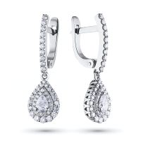 Серьги из белого золота э4712сг01173400