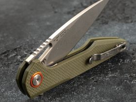 Складной нож Artisan Archaeo, сталь D2, рукоять G10, green