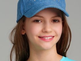 Кепка текстильная для девочек