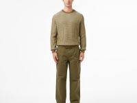 Мужской свитер Lacoste из смеси хлопка и шерсти