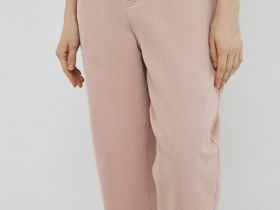 Джинсы Balloon с высокой посадкой, Розовый