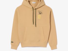 Хлопковое худи Lacoste унисекс с капюшоном