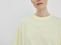 Базовая футболка оверсайз, Желтый