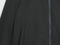 Утеплённая куртка с капюшоном, Черный